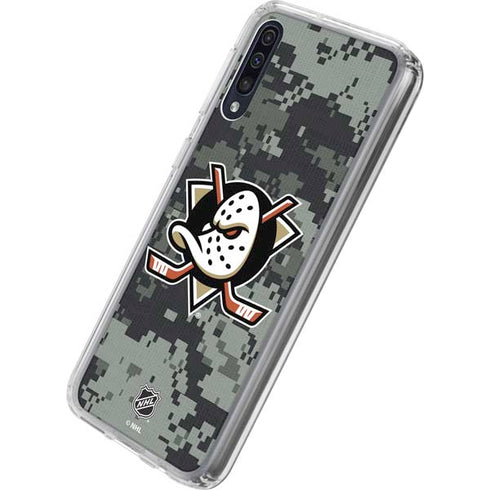 NHL Anaheim Ducks Camo Galaxy A50 Clear Case